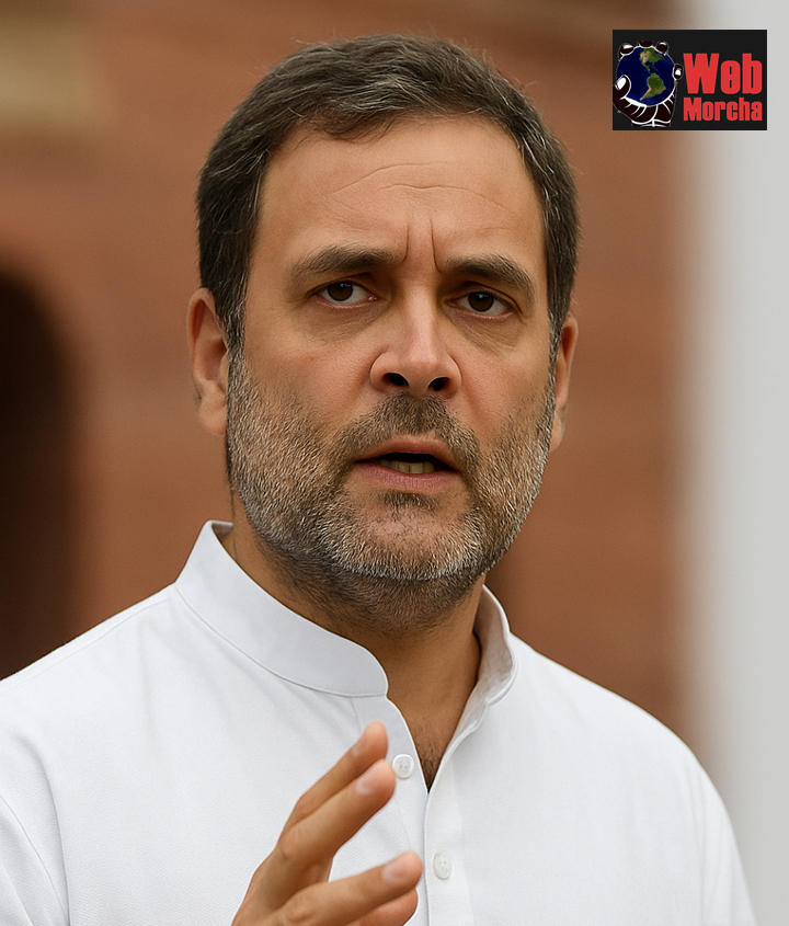 WebMorcha Web Morcha कांग्रेस सांसद राहुल गांधी