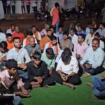 WebMorcha Web Morcha मुनगासेर में गौवंश अवशेष मिलने से आक्रोश, हनुमान चालीसा पाठ Anger over discovery of cow remains in Mungaser, Hanuman Chalisa recitation