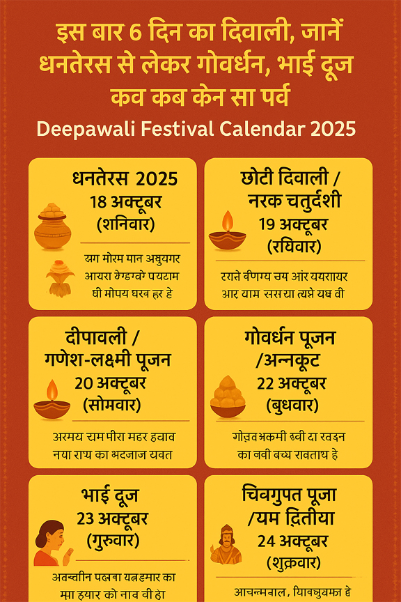 WebMorcha Web Morcha इस बार 6 दिन का दीपावली