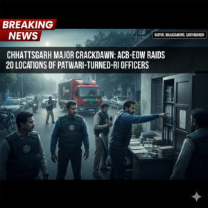 छत्तीसगढ़ में बड़ा एक्शन: पटवारी से RI बने अधिकारियों के 20 ठिकानों पर ACB-EOW की रेड Web Morcha रायपुर। छत्तीसगढ़ में बुधवार सुबह भ्रष्टाचार के खिलाफ एंटी करप्शन ब्यूरो