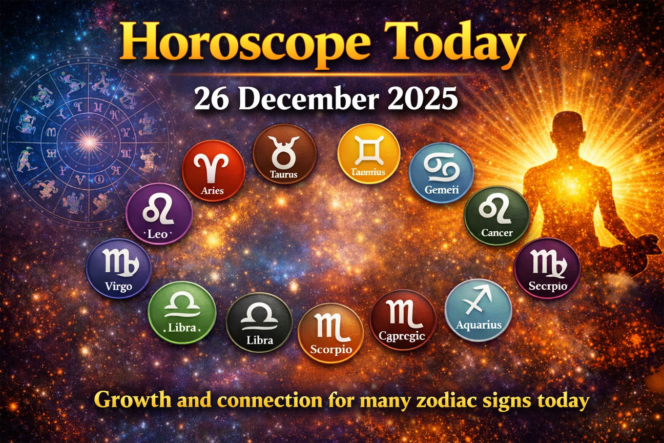 WebMorcha Web Morcha Aaj Ka Rashifal 26 December 2025 | आज कई राशियों के लिए ग्रोथ और रिश्तों का दिन