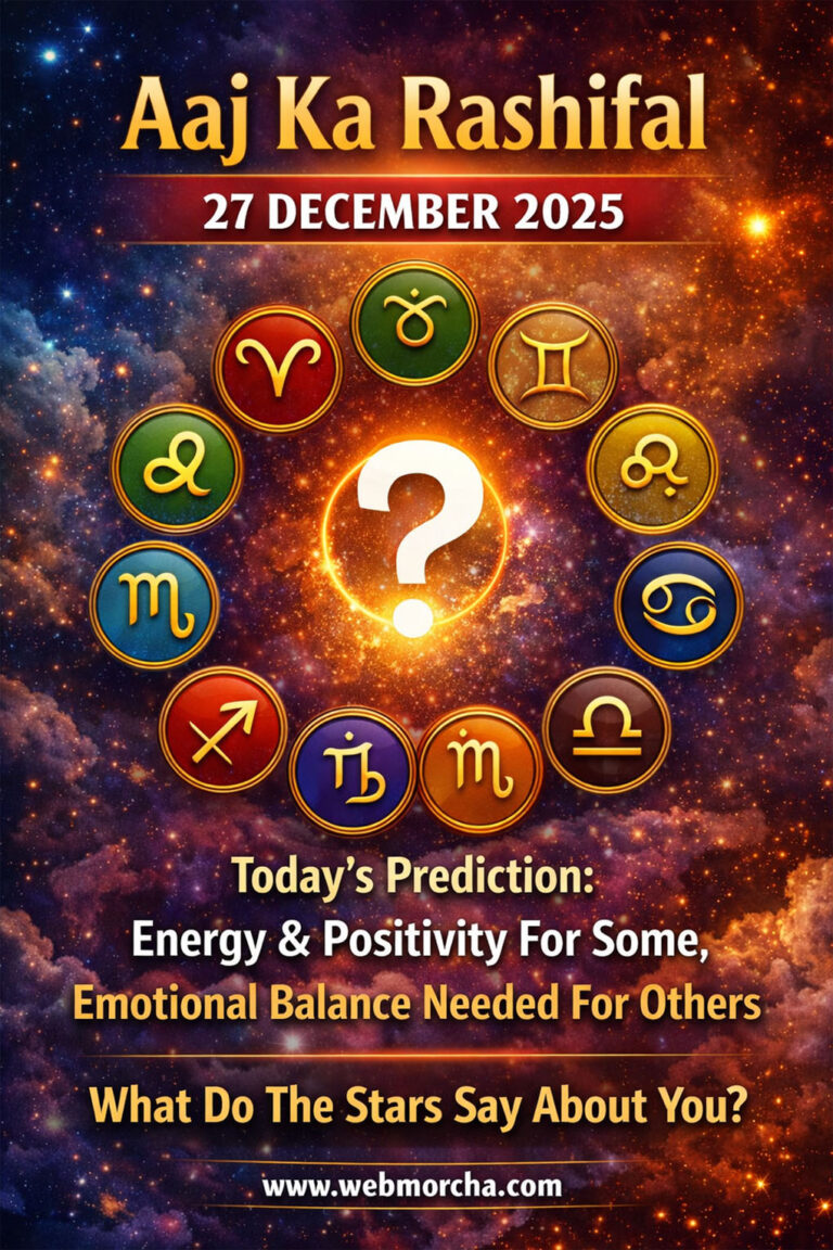 27 December 2025 Rashifal: मेष से मीन तक आज का दिन किसके लिए शुभ, किसे बरतनी होगी सावधानी