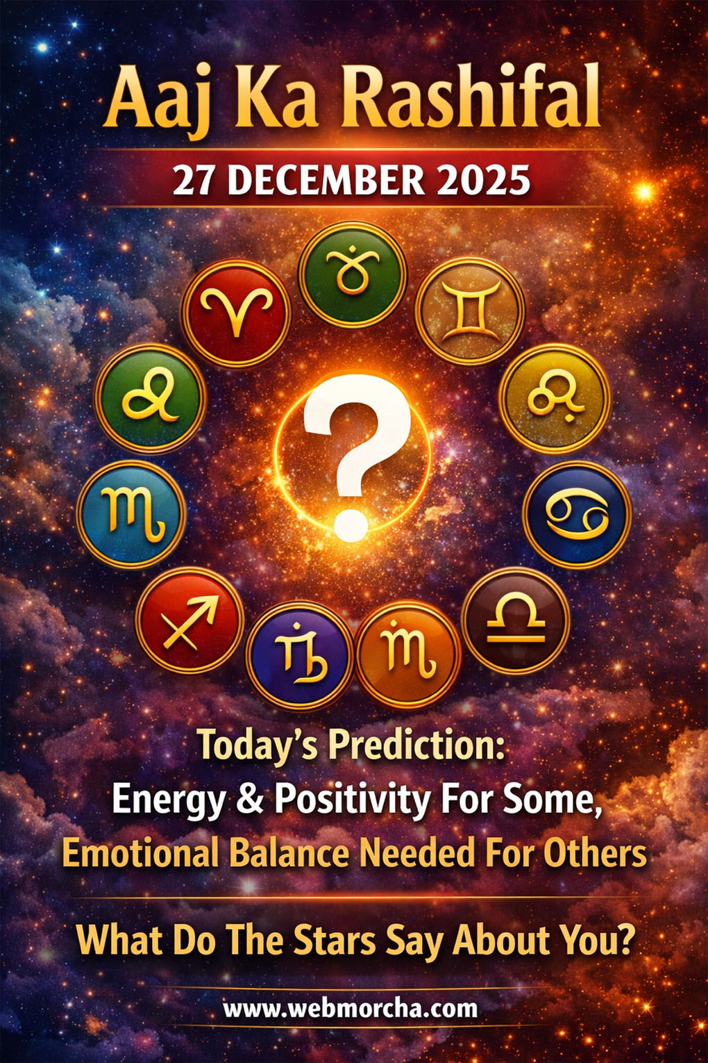 27 December 2025 Rashifal: मेष से मीन तक आज का दिन किसके लिए शुभ, किसे बरतनी होगी सावधानी