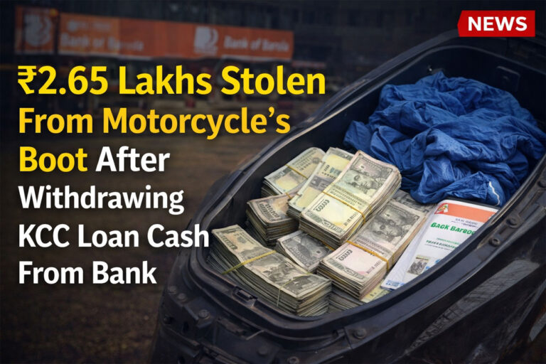 बागबाहरा में उठाईगिरी: बाइक की डिक्की से ₹2.65 लाख नकद चोरी, KCC लोन की रकम उड़ाई
