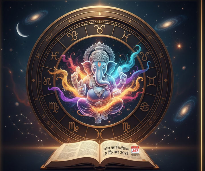 आज का राशिफल (9 दिसंबर 2025):