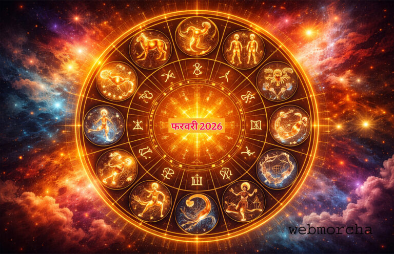 February 2026 Monthly Horoscope in Hindi – Aries to Pisces zodiac predictions