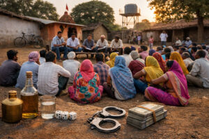 मेढ़की में ‘चुगली टैक्स’ लागू: कान भरोगे तो जेब खाली!