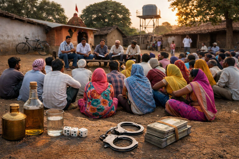 मेढ़की में ‘चुगली टैक्स’ लागू: कान भरोगे तो जेब खाली!