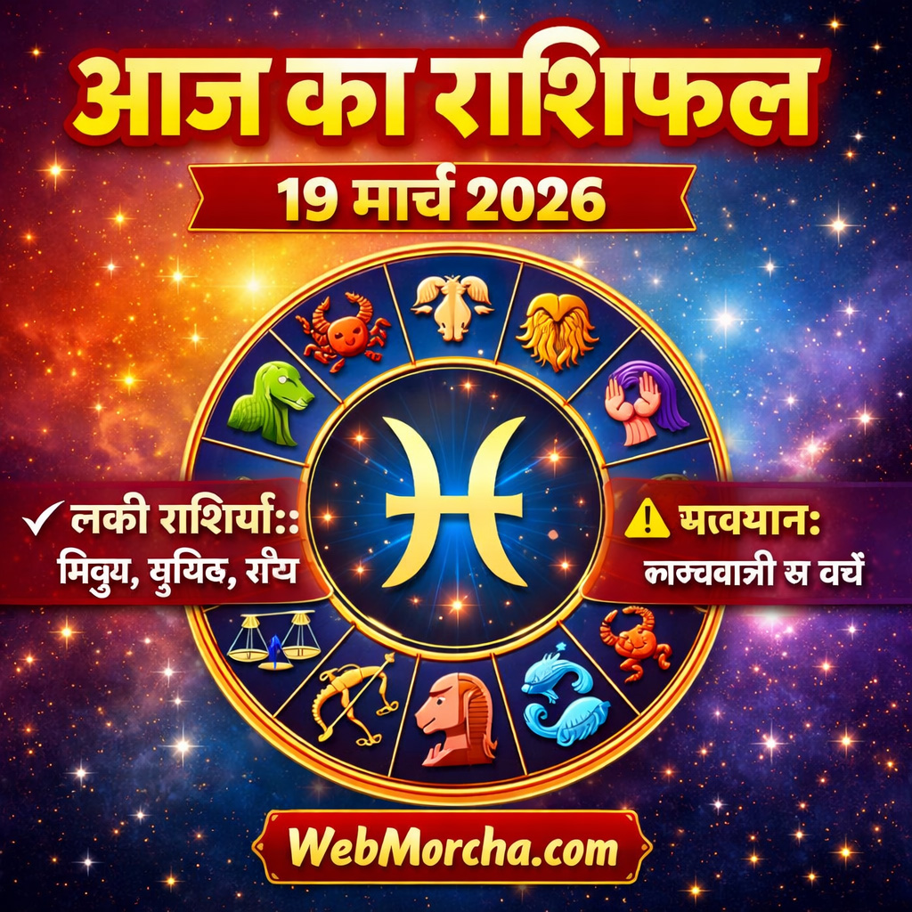आज का राशिफल: 19 मार्च 2026