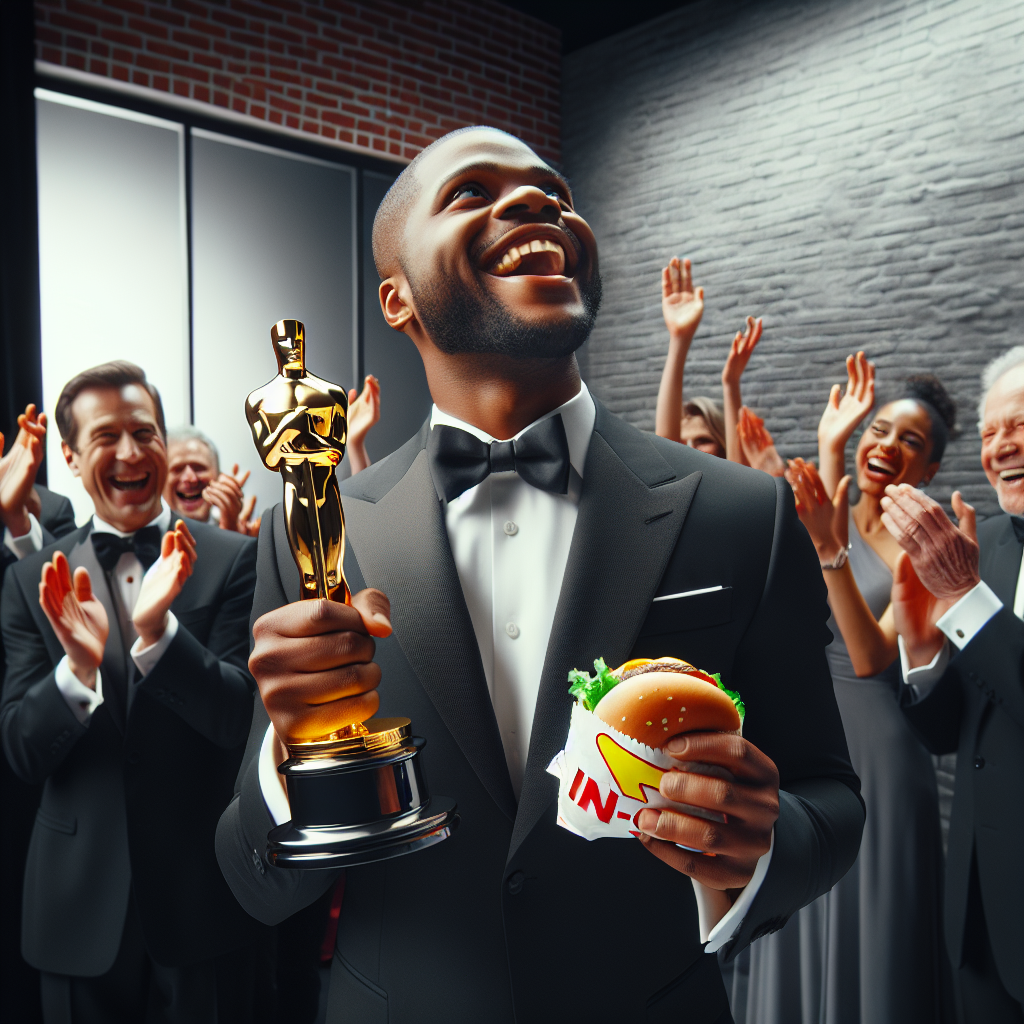 माइकल बी. जॉर्डन ने ऑस्कर जीत का जश्न मनाया, इन-एन-आउट बर्गर के साथ!