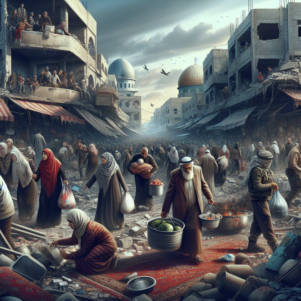 गाज़ा के ऐतिहासिक बाजारों की सुरक्षा में जुटे फिलिस्तीनी, तबाही के बीच संघर्ष | इजराइल-फिलिस्तीन विवाद समाचार