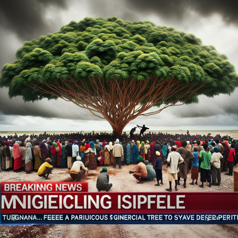 टर्काना में लोग अद्भुत अदरक के पेड़ की ओर बढ़ रहे हैं: desperation का अनोखा समाधान