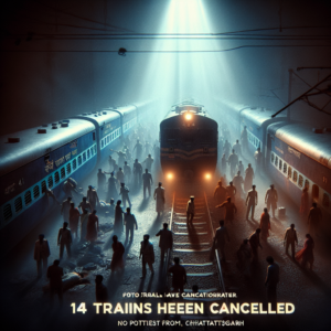 🚨 रेलगाडी यात्रियों के लिए महत्वपूर्ण सूचना: छत्तीसगढ़ से जाने वाली 14 ट्रेनों का हुआ रद्दीकरण, यात्रा से पहले अवश्य पढ़ें खबर! 🚄