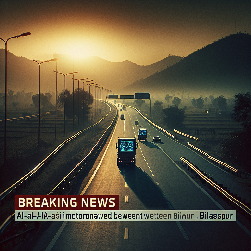 WebMorcha Web Morcha 🚨 ब्रेकिंग न्यूज़: एआई से होगी निगरानी! रायपुर-बिलासपुर रोड पर दौड़ेगा स्मार्ट वाहन, हाइवे पर सुरक्षा का नया युग! 🚗💨