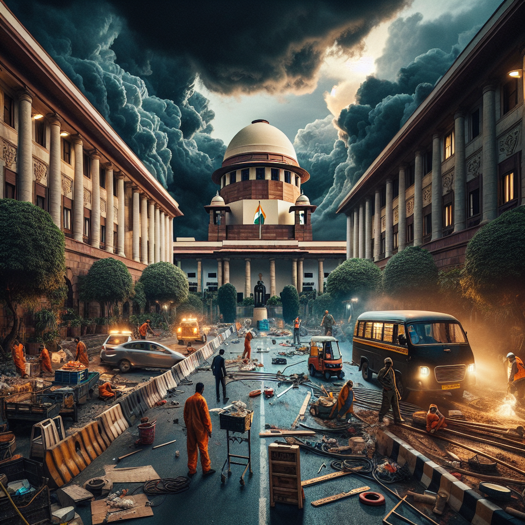 WebMorcha Web Morcha "हाई कोर्ट की धमकी: सड़क मरम्मत और निर्माण कार्यों की निगरानी में लापरवाही नहीं चलेगी!"