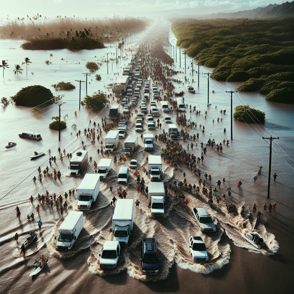 हवाई में 20 सालों की सबसे बुरी बाढ़, हजारों लोग evacuated