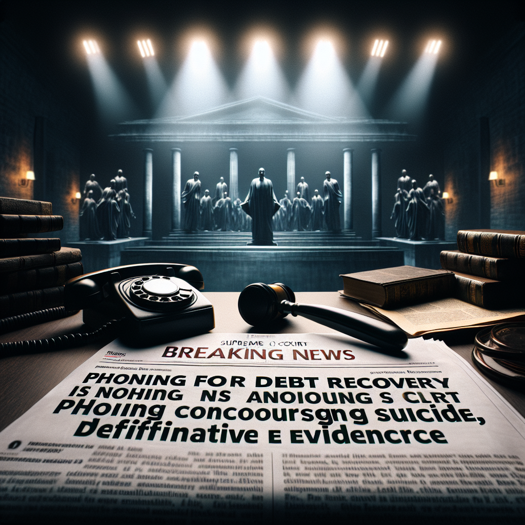 सुप्रीम कोर्ट का बड़ा फैसला: कर्ज वसूली के लिए फोन करना आत्महत्या की प्रेरणा नहीं, ठोस सबूत जरूरी!