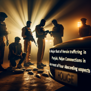 "रायपुर में हेरोइन तस्करी का बड़ा पर्दाफाश: पंजाब-पाकिस्तान का जाल, चार फरार आरोपी गिरफ्तार!"