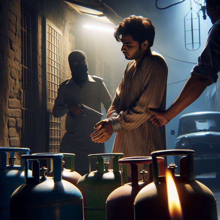 रायपुर में गैस का बड़ा खेल: 16 अवैध सिलिंडरों के साथ युवक गिरफ्तार!