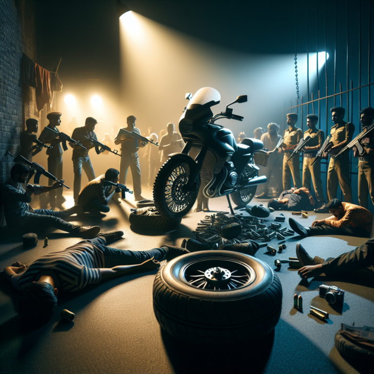 "लग्जरी शौक के लिए बदमाशों ने चुराई बाइक का टायर; नाबालिगों समेत 4 गिरफ्तार!"