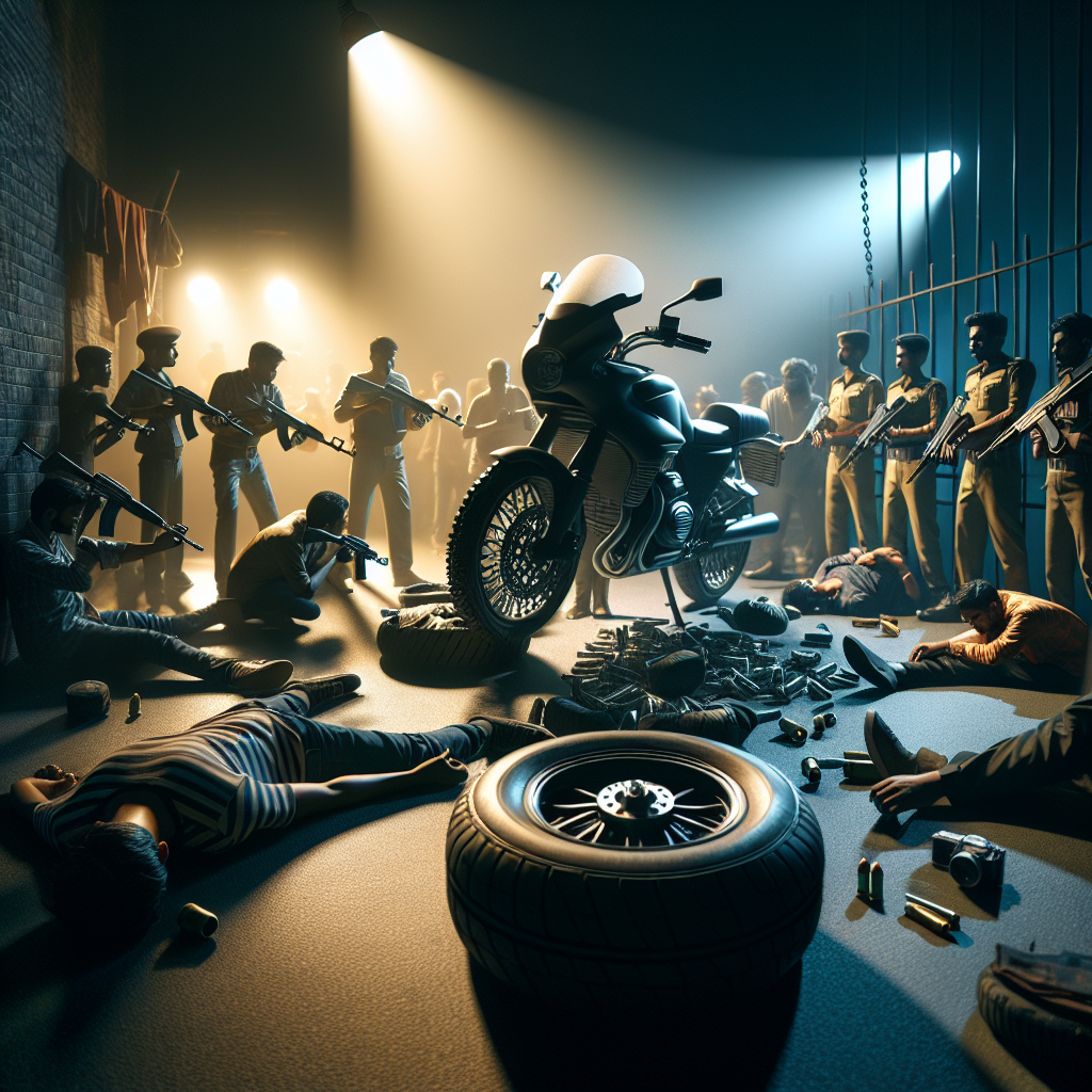 "लग्जरी शौक के लिए बदमाशों ने चुराई बाइक का टायर; नाबालिगों समेत 4 गिरफ्तार!"