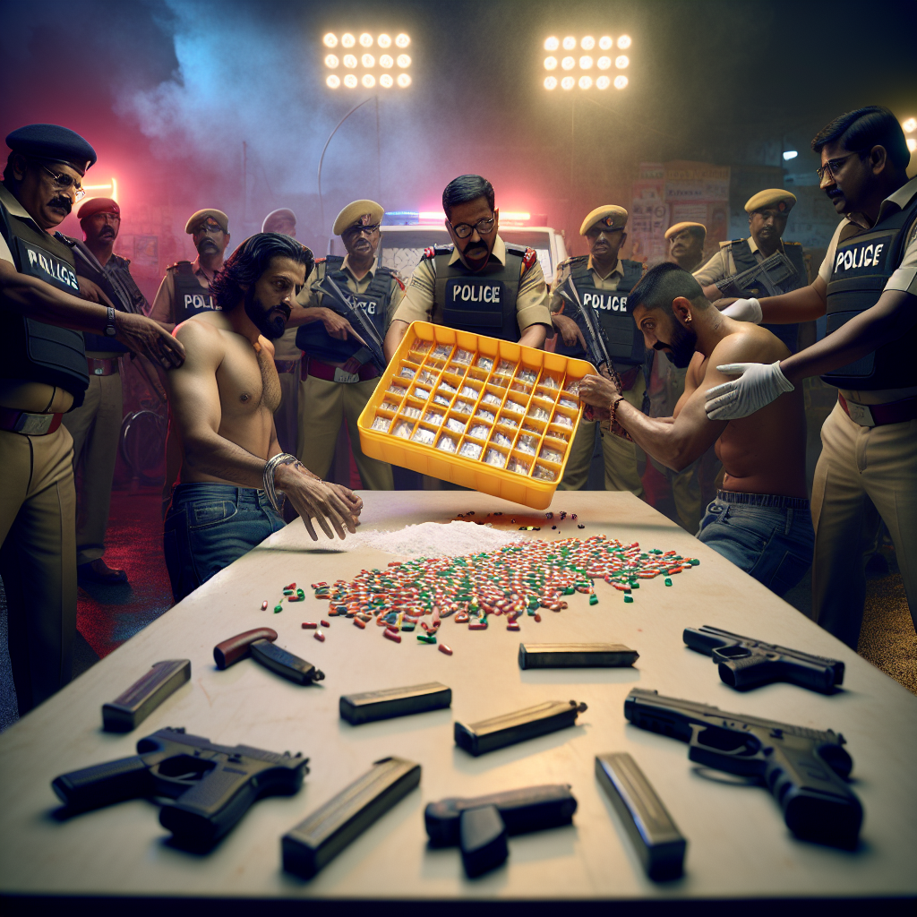 रायपुर: खिलौने के डिब्बे में छिपी नशीली गोलियाँ, दो आरोपी गिरफ्तार - पुलिस ने किए हथियार बरामद!