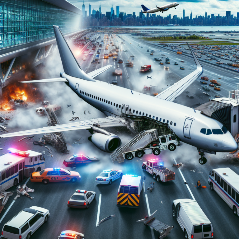 न्यूयॉर्क के लाGuardia एयरपोर्ट पर विमान और वाहन की टक्कर, उड़ानें रोकी गईं