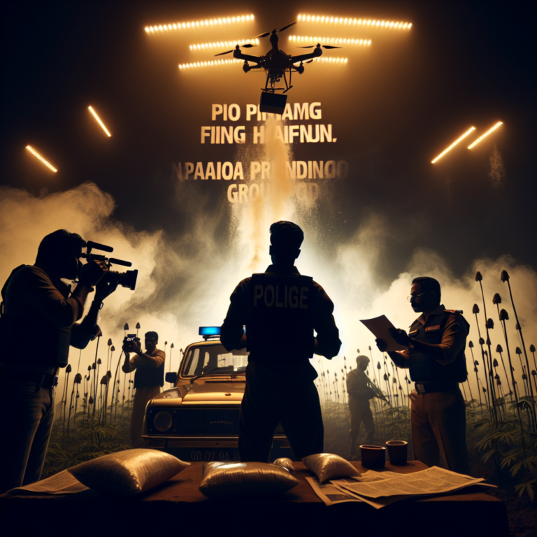 WebMorcha Web Morcha "रेड अलर्ट: रायगढ़ में ड्रोन से हुई अफीम खेती की पहचान, NPG ने दी कड़ी चेतावनी!"