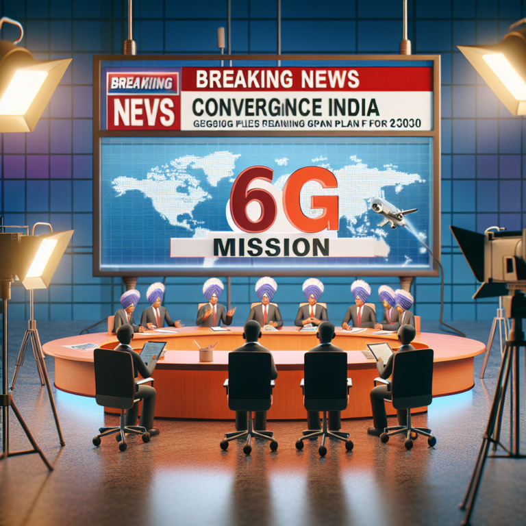 भारत का 6जी मिशन: कन्वर्जेंस इंडिया पैनल ने 2030 की योजना तैयार की