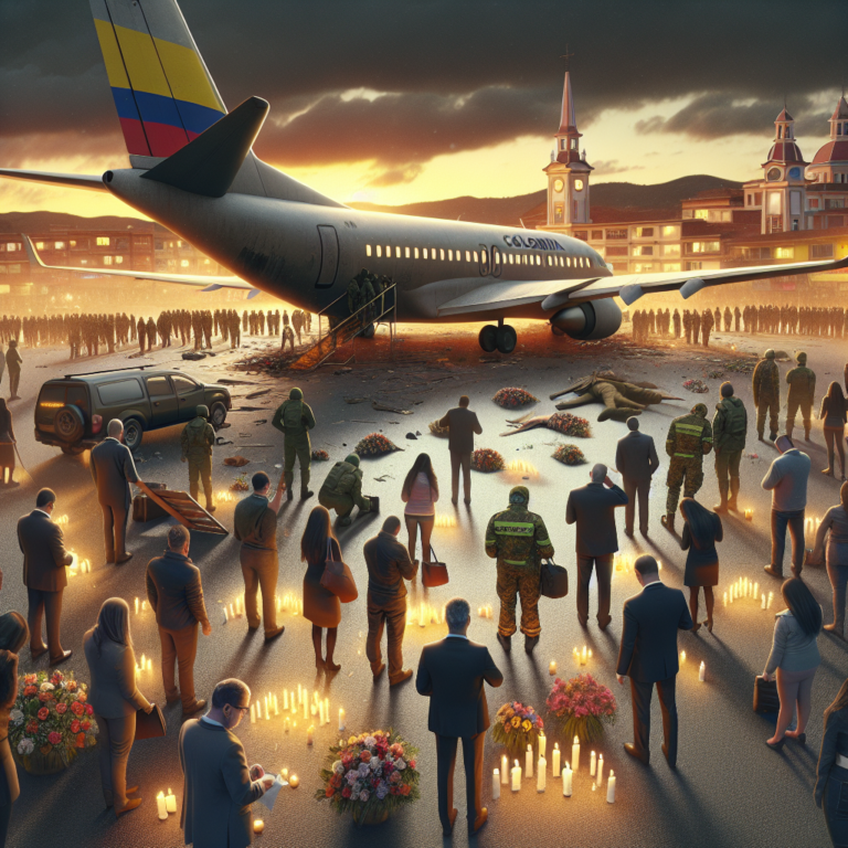 कोलंबियाई सैन्य विमान दुर्घटना में 66 की मौत, देश में शोक की लहर