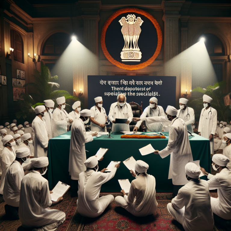 "आयुष्मान भारत योजना में विशेषज्ञों की जरुरत, डॉक्टर्स फेडरेशन ने शासन को सौंपा ज्ञापन! ICU सेवाओं की गुणवत्ता में सुधार पर उठी नई मांग"