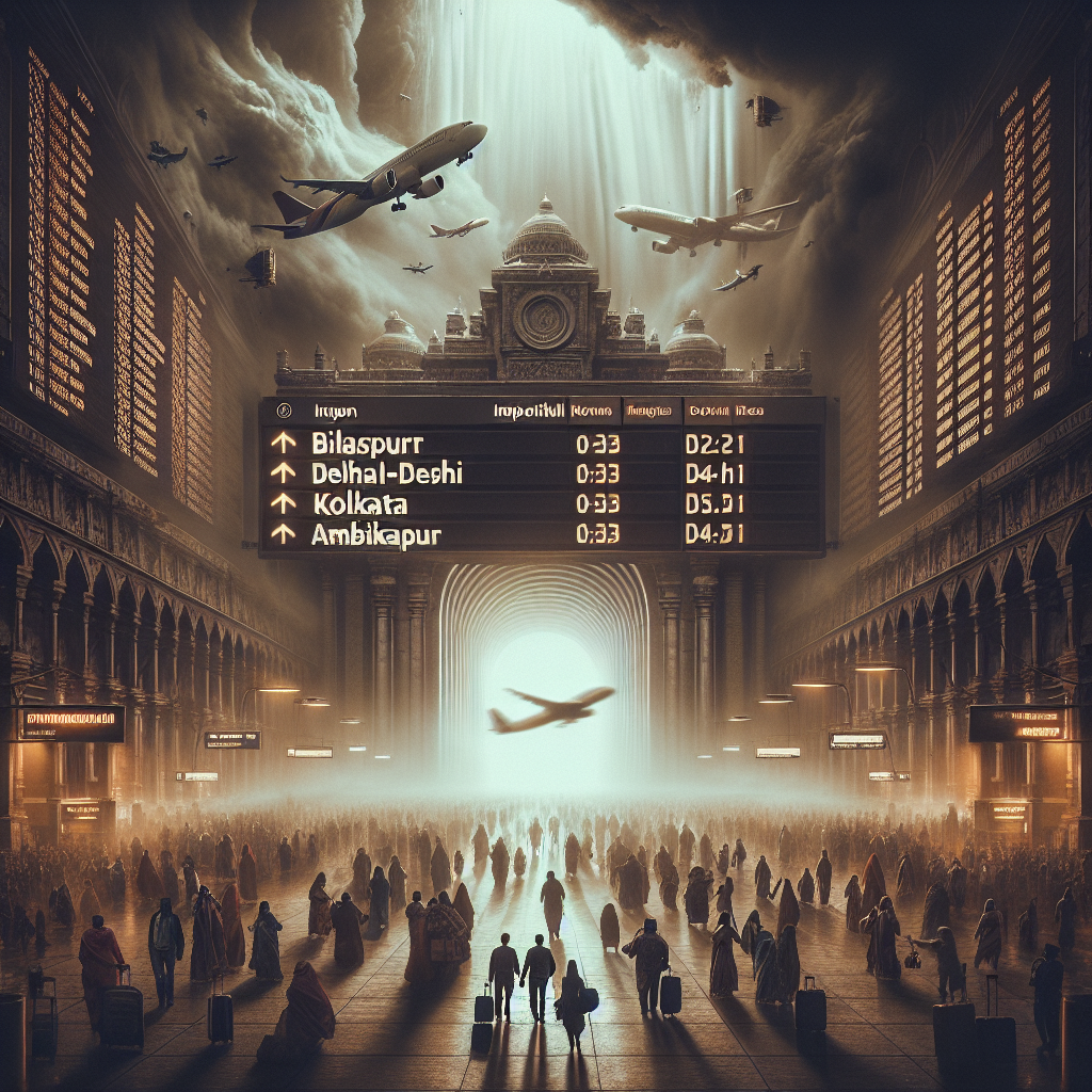 "बिलासपुर-दिल्ली फ्लाइट बढ़ी, प्रयागराज में कमी! कोलकाता से अब अंबिकापुर जोड़ा!"