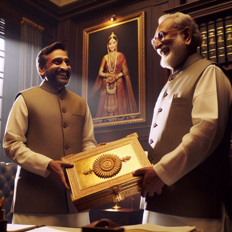 "डॉक्टर बिटिया की शादी का न्यौता: स्वास्थ्य मंत्री श्यामबिहारी जायसवाल पहुंचे पीएम मोदी के पास, मिली स्नेहिल आशीर्वाद!"