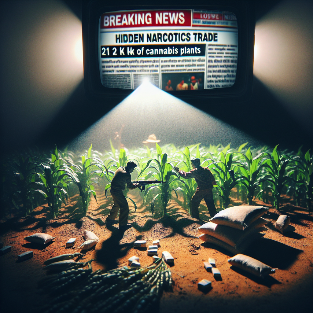 <p><strong>"कोंडागांव में मक्का के खेतों में छुपा था नशे का कारोबार: 21 KG गांजे के पौधे बरामद, दो गिरफ्तार!"</strong></p>