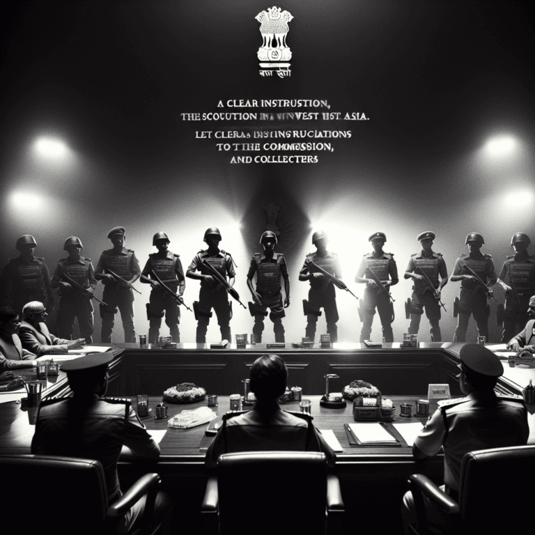<p><strong>सीएम साय की उच्चस्तरीय बैठक: पश्चिम एशिया के हालात पर कमिश्नर, आईजी और कलेक्टरों को दिए स्पष्ट दिशा-निर्देश!</strong></p>