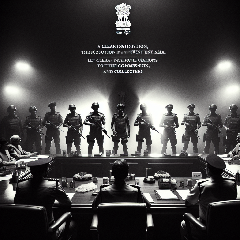 <p><strong>सीएम साय की उच्चस्तरीय बैठक: पश्चिम एशिया के हालात पर कमिश्नर, आईजी और कलेक्टरों को दिए स्पष्ट दिशा-निर्देश!</strong></p>