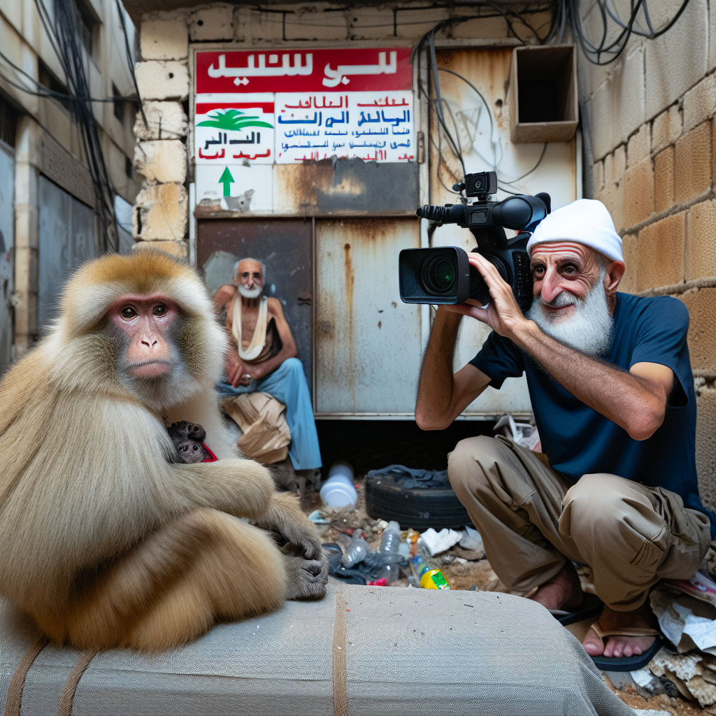 लेबनानी निवासी ने निकासी आदेश के बावजूद पालतू बंदर के साथ रहना चुना