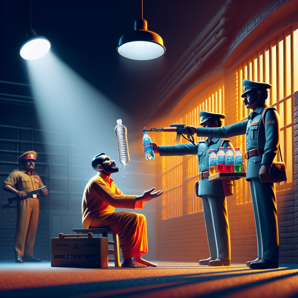 <p>🔴 <strong>जेल के अंदर का खुलासा: कैदी को स्पेशल ट्रीटमेंट, मोबाइल और मिनरल वाटर पहुंचाने वाले दो जेल प्रहरी सस्पेंड!</strong> 🔴</p> Web Morcha 🔴 जेल के अंदर का खुलासा: कैदी को स्पेशल ट्रीटमेंट, मोबाइल और मिनरल वाटर पहुंचाने वाले दो जेल प्रहरी सस्पेंड! 🔴