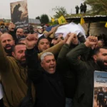 इजरायली हमले में मारे गए लेबनानी पत्रकारों का हुआ अंतिम संस्कार