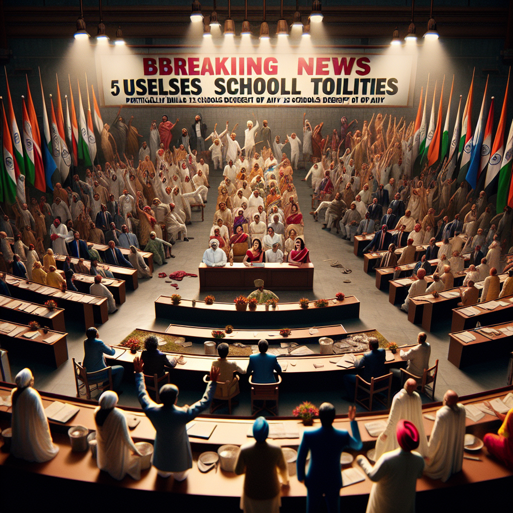 "स्वच्छता मिशन की पोल खुली: एक विधानसभा में 53 स्कूलों के शौचालय बेकार, 12 में तो हैं ही नहीं!"