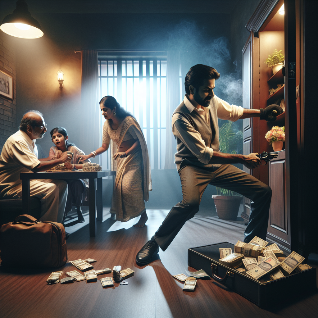 रायपुर में धमाका: कारोबारी के घर में 17 लाख की चोरी, परिवार के सामने आलमारी खोलकर उड़ा ले गए नकदी!