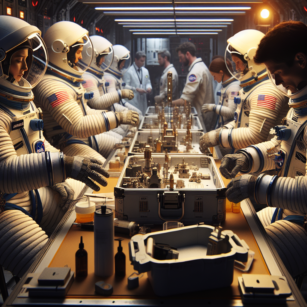 नासा की चंद्रमा की स्पेससूट लैब: आर्टेमिस लॉन्च की तैयारी में झलक! Web Morcha नासा की चंद्रमा की स्पेससूट लैब: आर्टेमिस लॉन्च की तैयारी में झलक!