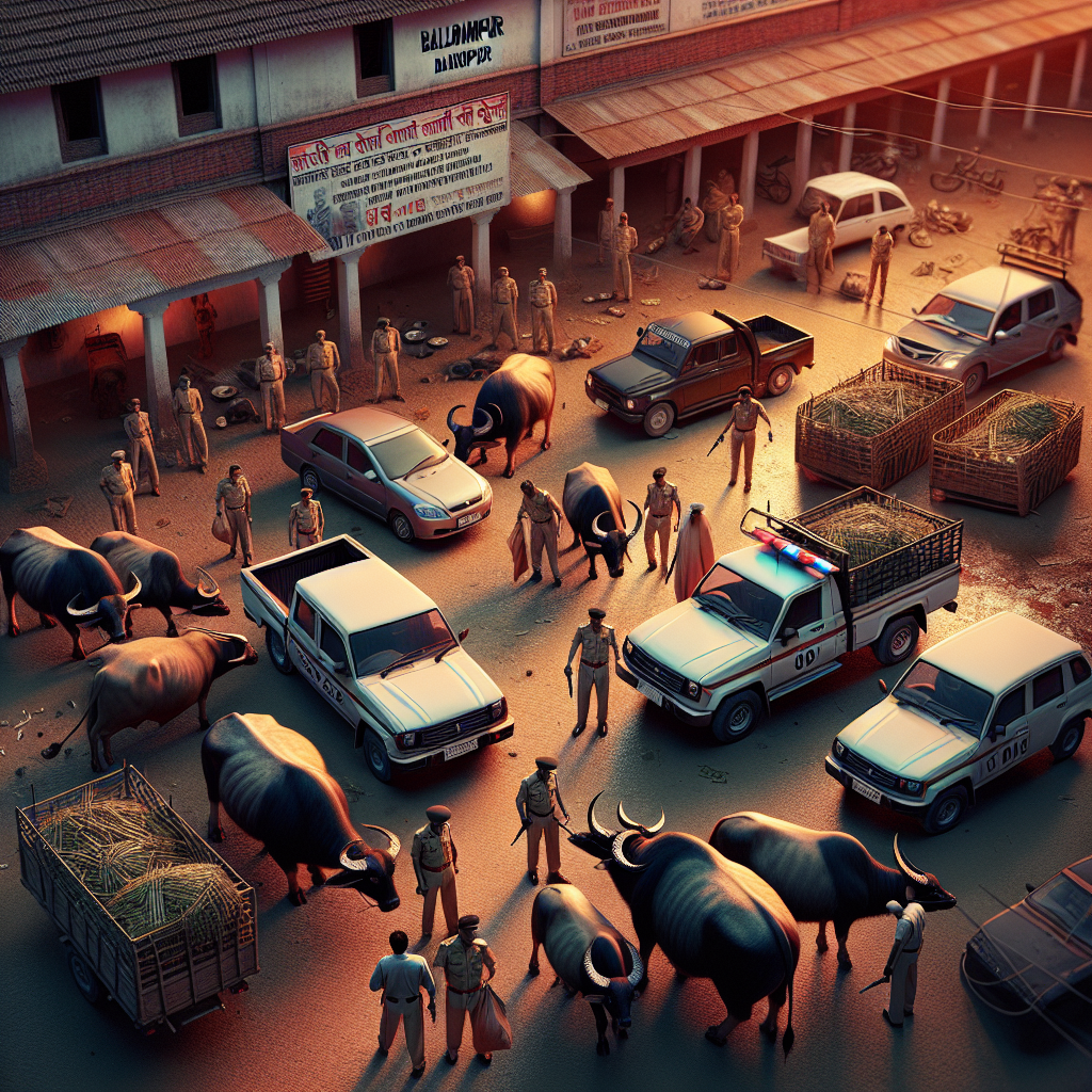 ब्रेकिंग न्यूज़: बलरामपुर में मवेशी तस्करी के मामले में महिलाओं की पहली गिरफ्तारी, पति पत्नी के खाते में भेजता था तस्करी का पैसा! 4 आरोपी पकड़े, 14 भैंसें, 2 पिकअप व 1 कार जब्त!