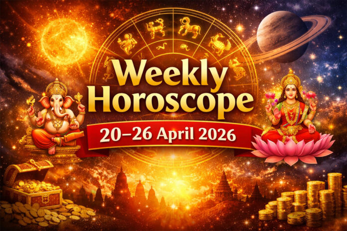साप्ताहिक राशिफल 20–26 अप्रैल 2026: चौंकाने वाला भविष्यफल! जानें 12 राशियों का हाल