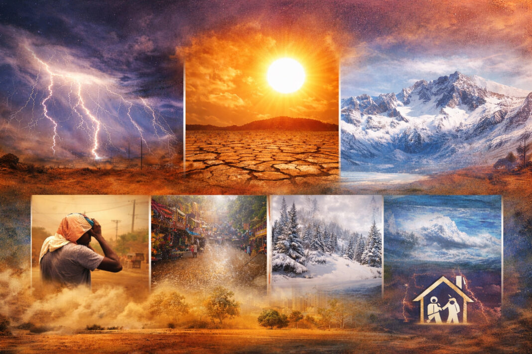 आज का मौसम अपडेट: देशभर में बदलता मौसम, कहीं बारिश तो कहीं भीषण गर्मी