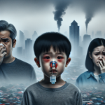 चीांग माई में वायु प्रदूषण: छह वर्षीय बच्चे को नाक bleed की समस्या!