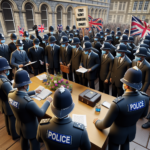 यूके में प्रोटेस्ट आयोजकों को पुलिस नियमों का उल्लंघन करने पर दोषी ठहराया