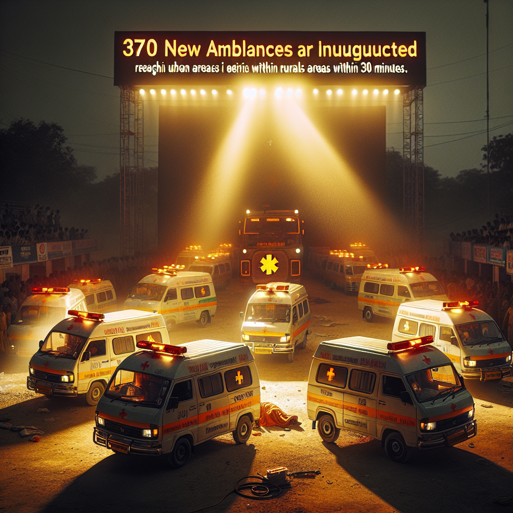 छत्तीसगढ़ में 370 नई एम्बुलेंस का आगाज़: 15 मिनट में शहर और 30 मिनट में गांवों तक पहुंचेगी 108 सेवा!