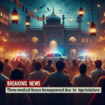 <p>🔴 <strong>कोरबा समाचार: तीन मेडिकल लाइसेंस सस्पेंड, अनियमितताओं पर शिकंजा!</strong></p>