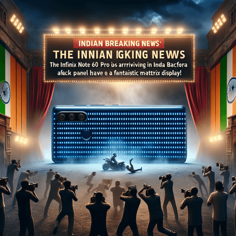 <p><strong>"बार्सिलोना के बाद भारत में धूमधाम से आएगा Infinix Note 60 Pro, बैक पैनल पर मिलेगा शानदार मैट्रिक्स डिस्प्ले!"</strong></p>